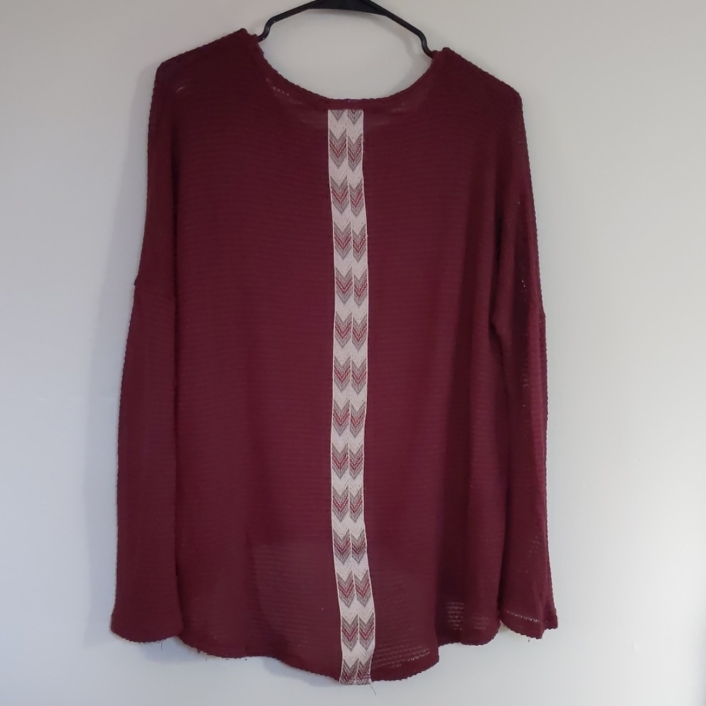 Francesca's Maroon Sweater